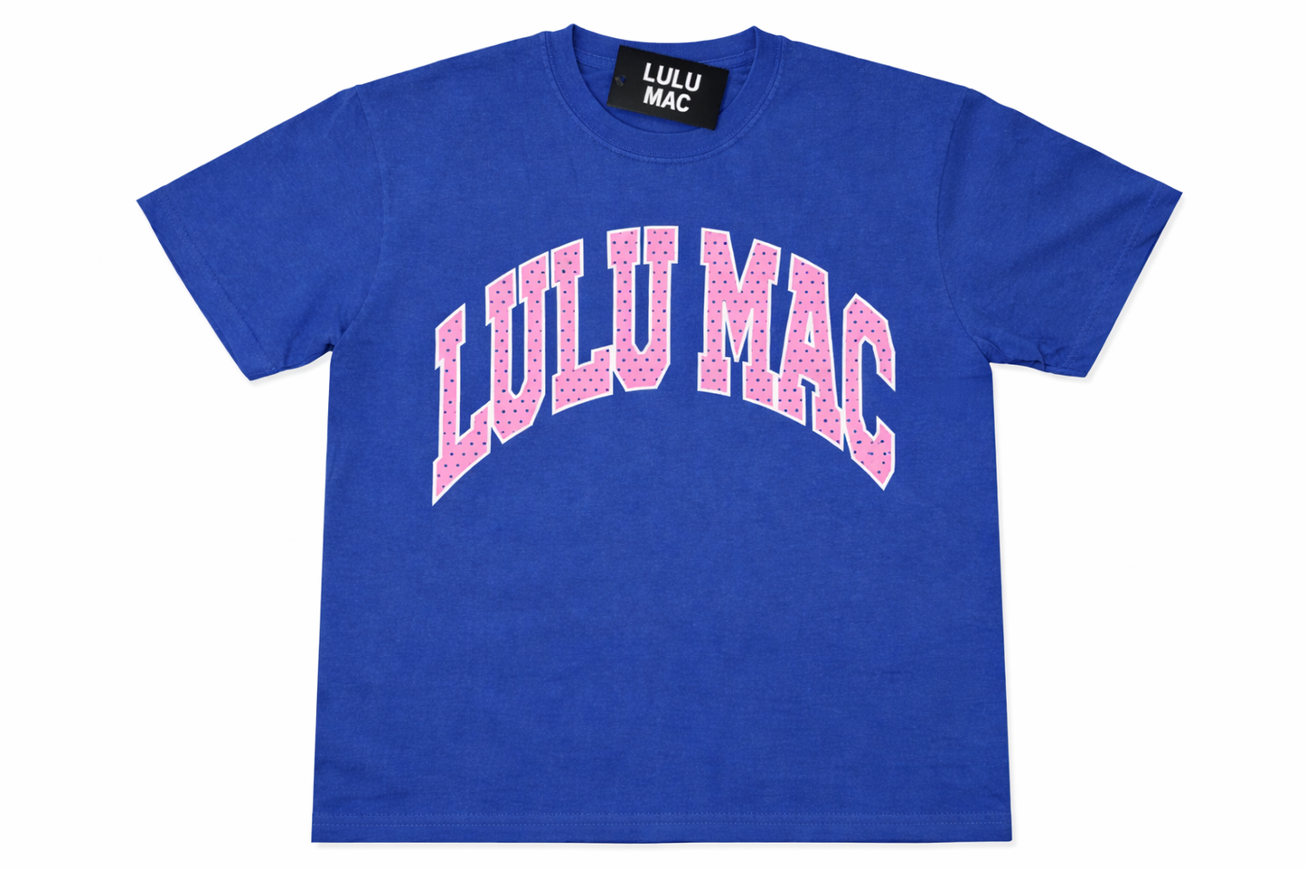 LULU MAC Blue Polka Dot Tee